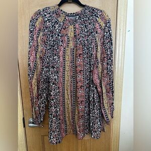 Cato Multicolor Floral Blouse Sz 26/28 NWOT